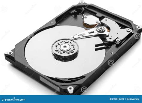 Open hard disk drive. stock photo. Image of hard, digital - 295612700