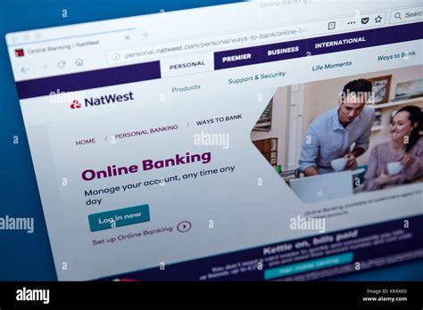 Natwest online banking login hi-res stock photography and images - Alamy