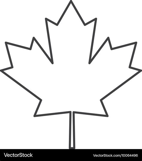 Canada flag maple leaf icon Royalty Free Vector Image