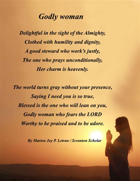 Spiritual Poems For Women