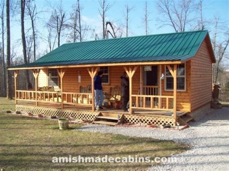 amish cabin 14x40 set and foundation | Amish house, Portable cabins, Shed house plans