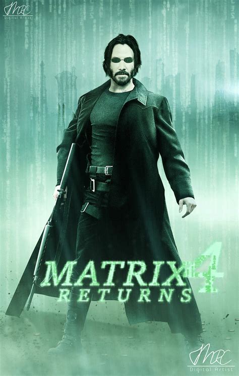 ArtStation - Matrix 4 - Keanu Reeves as Neo Fant Art v1