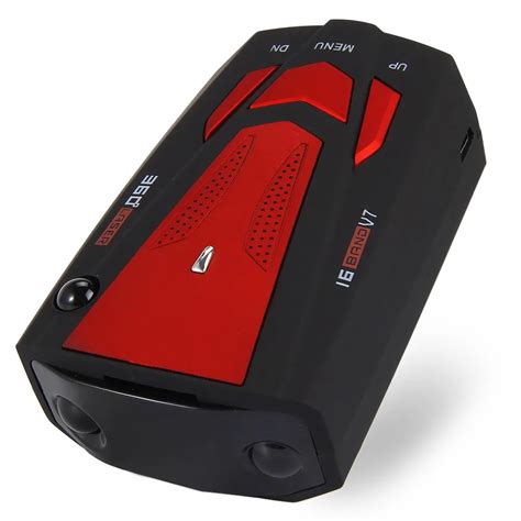 Auto 360 Degree Car Anti Radar Detector for RED Vehicle Speed Voice ...