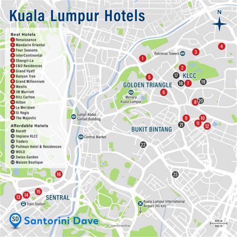 KUALA LUMPUR HOTEL MAP - Best Areas, Neighborhoods, & Places to Stay