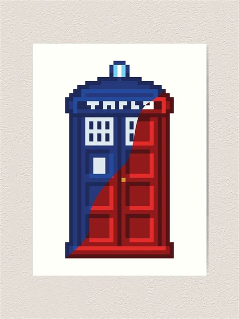 "Pixel art english phone booth" Art Print for Sale by FalconForAll | Redbubble