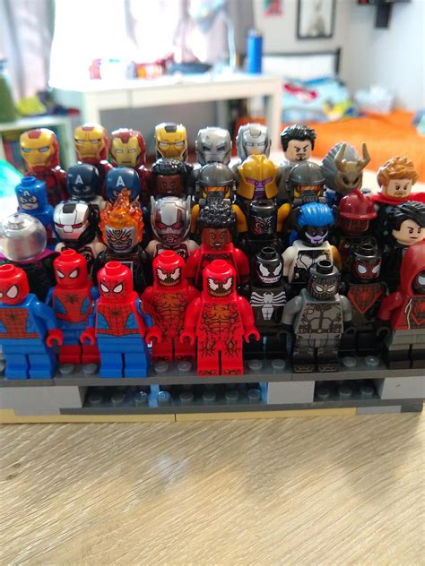 update on my collection of LEGO Marvel figures : r/LegoMarvel