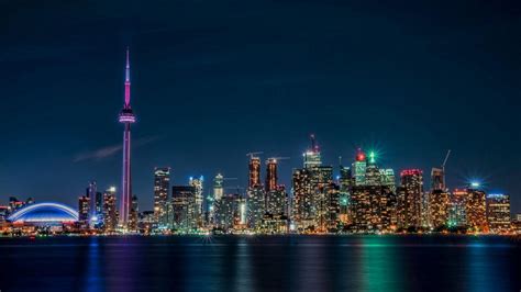 Toronto Skyline At Sunset Wallpapers - Wallpaper Cave