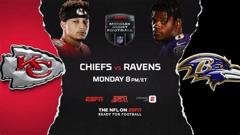 “MVP Monday”: ESPN Blankets Monday Night Football’s Chiefs-Ravens ...