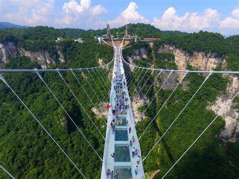 Conheça a Ponte de Zhangjiajie, a maior ponte de vidro do mundo ~ PET ...