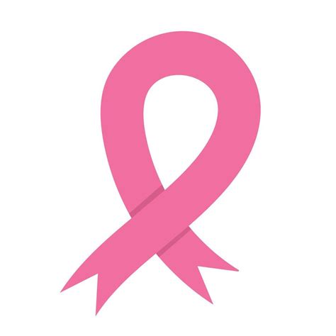 símbolo minimalista simple del mes de concientización sobre el cáncer de mama - cinta rosa ...