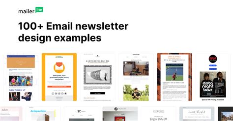 100+ Email Newsletter Design Examples - Gallery - MailerLite