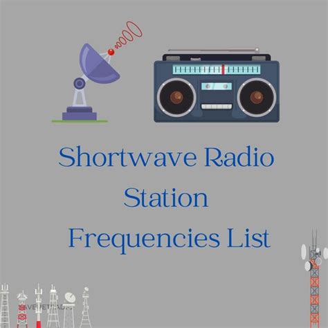 We have put together the list of all Shortwave Radio stations and their frequencies for USA and ...