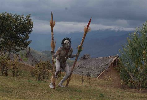 Asaro Mudmen of Papua New Guinea: ASARO MUDMEN VILLAGE