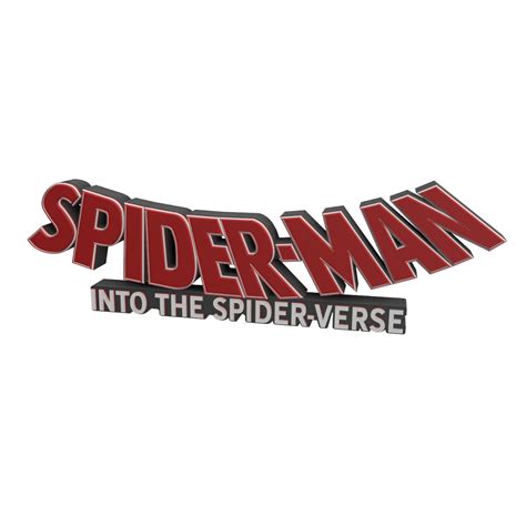 STL file 3D MULTICOLOR LOGO/SIGN - Spider-Man: Into the Spider-Verse・3D ...