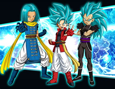 Super Dragon Ball Heroes - Saiyan Avatars and Super Saiyan Blue ...