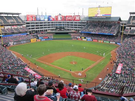 Texas Rangers Globe Life Park Seating Chart & Interactive Map - Texas ...