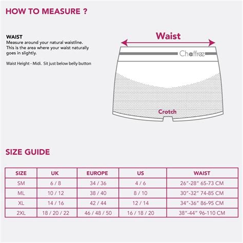 Chaffree Boxer Briefs Size Chart » Chaffree