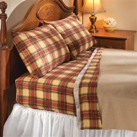 Flannel Sheet Sets - Snowflake Flannel Sheets - Walter Drake