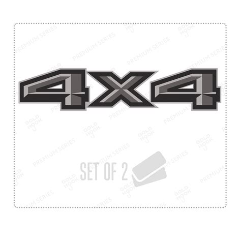 Buy F150 4x4 Decal Set - Ford Replacement Bedside Stickers for Truck Enthusiasts, Durable 4x4 ...