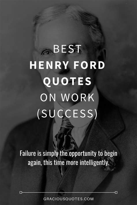 56 Best Henry Ford Quotes on Work (SUCCESS) | Henry ford quotes, Ford ...