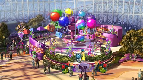 Inside Out Emotional Whirlwind to Open in 2019 along Pixar Pier at ...