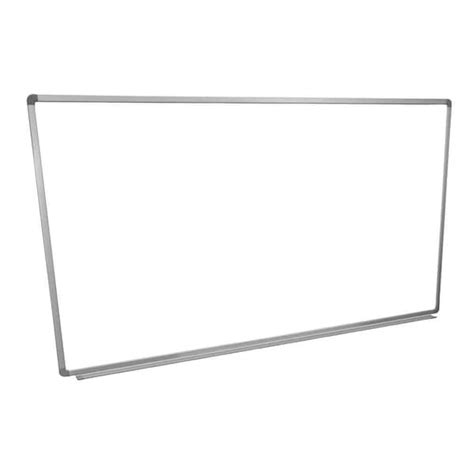 Luxor Whiteboard 72 in. x 40 in. Wall-Mounted Magnetic Whiteboard ...