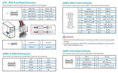 [View 21+] Front Panel Audio Connector Diagram