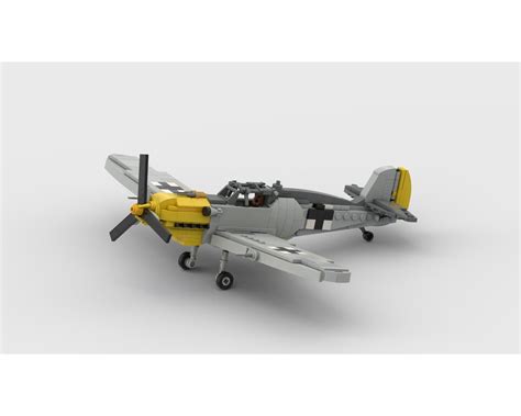 LEGO MOC WW2 Messerschmitt Bf 109 | 1:34 Scale by DarthDesigner | Rebrickable - Build with LEGO