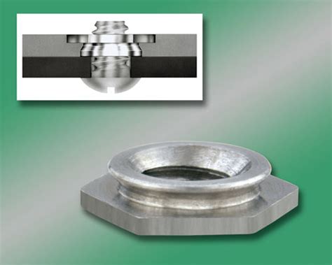 Self-Clinching Flush Nuts Install Without Protrusions