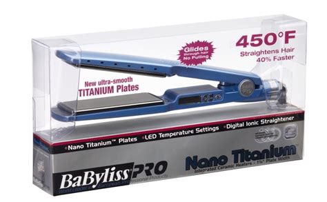 BaByliss PRO Nano Titanium 1 3/4" Straightening Iron