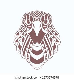 Eagle Head Line Art Stock Vector (Royalty Free) 1373374598 | Shutterstock