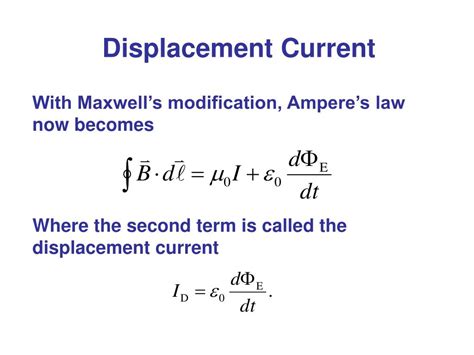 PPT - Maxwell’s Equations and Electromagnetic Waves PowerPoint Presentation - ID:3685470