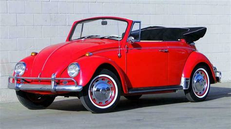 1967 VOLKSWAGEN BEETLE CONVERTIBLE - Front 3/4 - 130299