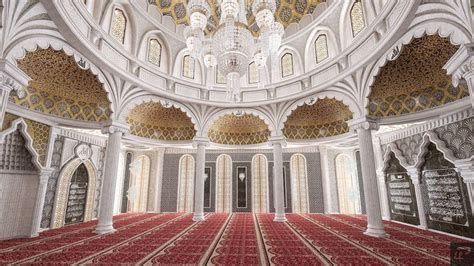 Mosque interior design project | Interior design projects, Design ...