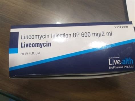 Liquid Lincomycin 600 Mg Antibiotic Injection Bp at Best Price in Navi Mumbai | Livealth ...