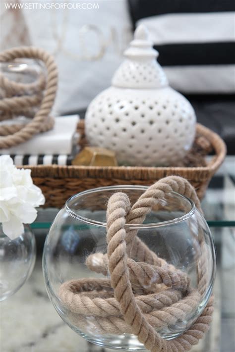 DIY Rope Decor - Setting For Four Interiors