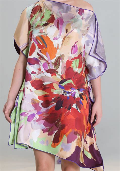 Dream Big Silk Scarf Dress - Caroline Duffy Designs