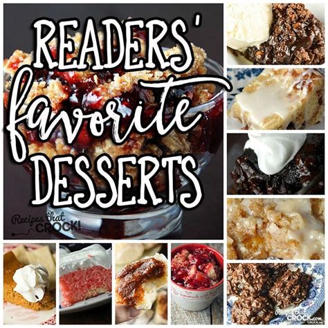 Readers' Favorite Desserts - Recipes That Crock!