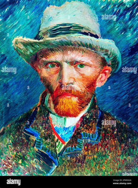 Vincent Van Gogh Self Portrait painting Stock Photo - Alamy