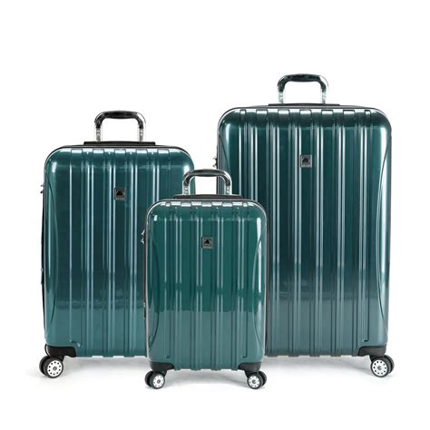 Helium Aero 3 Piece Set (21"/25"/29") 4-Wheel Luggage Sets | Delsey luggage, Spinner luggage ...