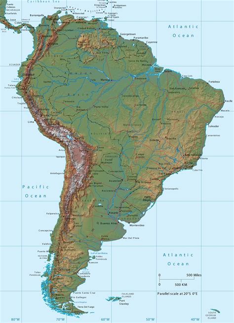 Mapa de América del Sur; mapa da América do Sul; map of So… | Flickr