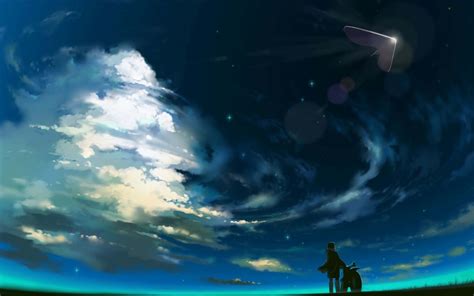 Anime Dark Landscape Wallpaper