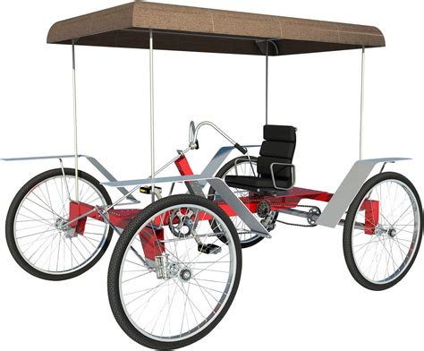 Beli 4 Wheel Bike Plans DIY Pedal Car Quad Cycle Rickshaw Pedicab Bina Sendiri Dalam Talian di ...