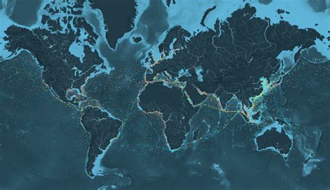 An incredible visualization of global shipping traffic - Vivid Maps [Video] [Video ...