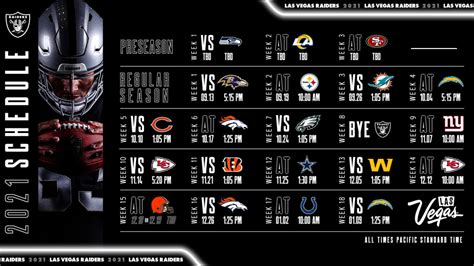 Las Vegas Raiders Schedule 2024 - prix carte pokemon