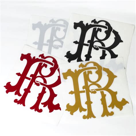 Reflective Ride Rich Filigree Vinyl Decal {Oversized} - Custom Motorcycle Decal | Ride Rich