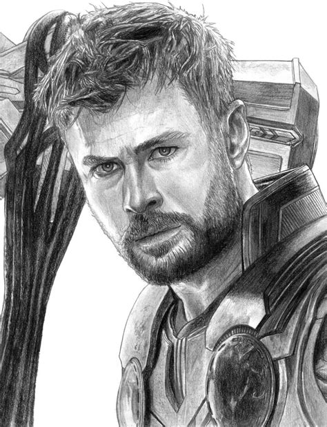 Thor (Avengers - Endgame) by SoulStryder210 | Marvel art drawings, Marvel drawings, Avengers ...