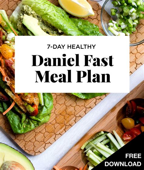 Daniel Fast Meal Plan - Simple Green Smoothies