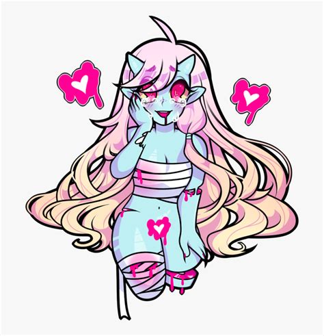 Drawing Pastel Gore - Candy Gore Gore Art Pastel, HD Png Download , Transparent Png Image - PNGitem