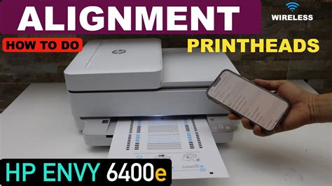 HP Envy 6400e Printhead Alignment. - YouTube